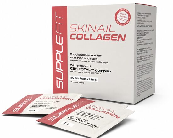 Kolageno kompleksas odai, plaukams ir nagams su CBH-TOTAL™ kompleksu (30 pakelių × 21 g)