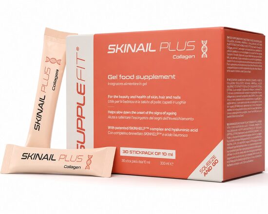 Gelinis kolageno maisto papildas odai, plaukams ir nagams su SKINHELP™ kompleksu, 300 ml