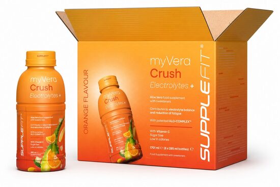 Electrolytes+ | Maisto papildas su saldikliais vienkartinio naudojimo 285 ml buteliukuose (6 vnt. pakuotė) – 1710 ml 