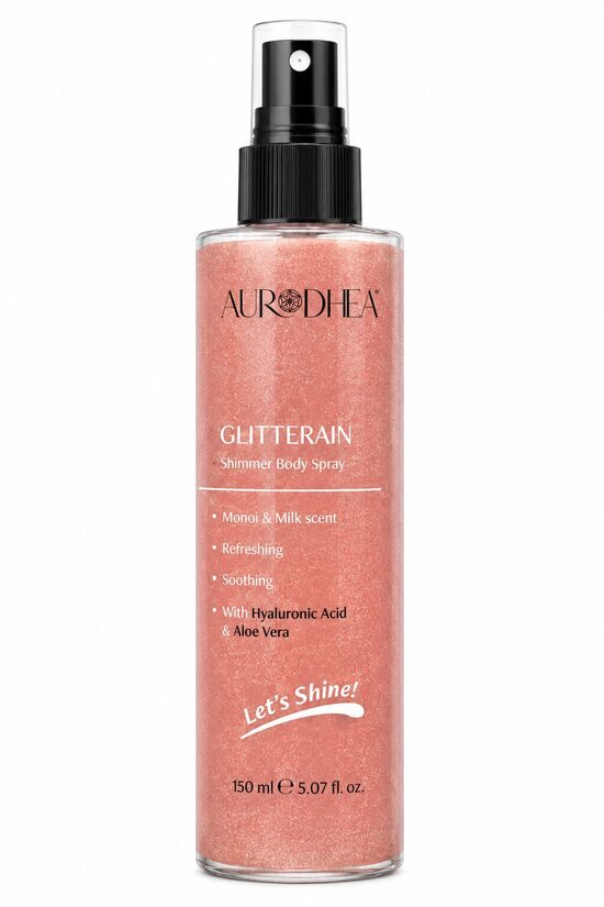 Auksinis Blizgesio Kūno Purškalas „Monoi ir Pieno“ – 150 ml (SOL21)